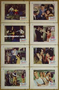 a110 BLINDFOLD 8 movie lobby cards '66 Rock Hudson, Cardinale