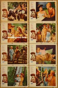 a148 CALL ME BWANA 8 movie lobby cards '63 Bob Hope, Anita Ekberg