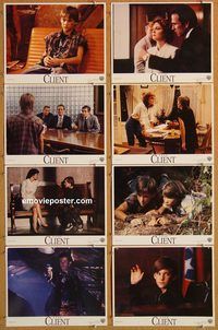 a168 CLIENT 8 movie lobby cards '94 Susan Sarandon, Tommy Lee Jones