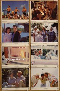 a172 COCOON THE RETURN 8 movie lobby cards '88 Courtney Cox, Ameche