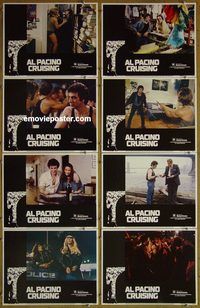 a192 CRUISING 8 movie lobby cards '80 gay Al Pacino, Paul Sorvino