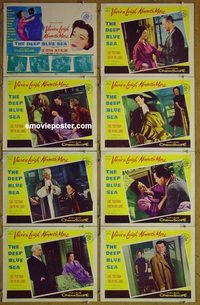 a209 DEEP BLUE SEA 8 movie lobby cards '55 Vivien Leigh, More