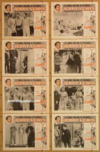 a212 DELICATE DELINQUENT 8 movie lobby cards R62 Lewis, Darren McGavin