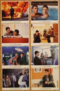 a227 DOUBLE TEAM 8 movie lobby cards '97 Jean-Claude Van Damme