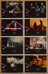 a244 ET 8 movie lobby cards '82 Steven Spielberg, Drew Barrymore