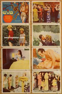 a246 EVA 8 movie lobby cards '69 German sexploitation!