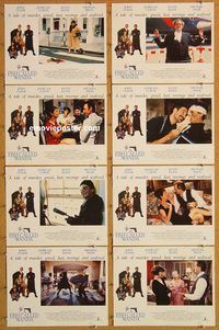 a266 FISH CALLED WANDA 8 English movie lobby cards '88 Cleese, Curtis
