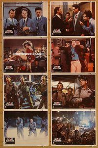a297 GHOSTBUSTERS 8 movie lobby cards '84 Bill Murray, Dan Aykroyd