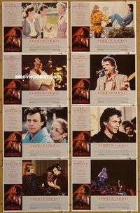 a335 HARD TO HOLD 8 movie lobby cards '84 Rick Springfield, rock&roll!