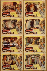 a336 HAREM GIRL 8 movie lobby cards '52 Joan Davis, Peggie Castle