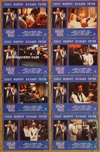 a337 HARLEM NIGHTS 8 movie lobby cards '89 Eddie Murphy, Richard Pryor