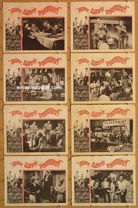 a346 HEY LET'S TWIST 8 movie lobby cards '62 Joey Dee, rock n roll!