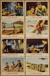 a350 HOOK 8 movie lobby cards '63 Kirk Douglas, Korean War