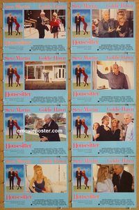 a361 HOUSESITTER 8 English movie lobby cards '92 Steve Martin, Hawn