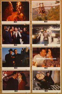 a362 HUDSON HAWK 8 movie lobby cards '91 Bruce Willis, Danny Aiello