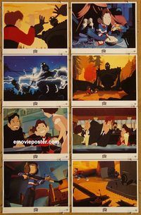 a384 IRON GIANT 8 movie lobby cards '99 animated modern classic!
