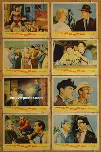 a388 IT'S A MAD, MAD, MAD, MAD WORLD 8 movie lobby cards '64 Berle