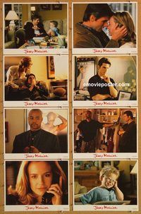 a394 JERRY MAGUIRE 8 movie lobby cards '96 Tom Cruise, Cuba Gooding Jr.