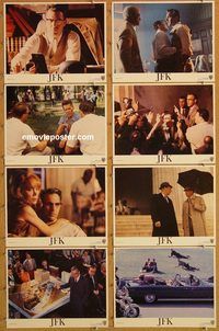 a395 JFK 8 movie lobby cards '91 Oliver Stone, Kevin Costner, Bacon