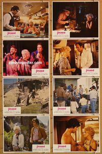 a396 JINXED 8 movie lobby cards '82 Bette Midler, Ken Wahl, Rip Torn
