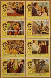 a431 LEOPARD 8 movie lobby cards '63 Lancaster, Delon, Visconti