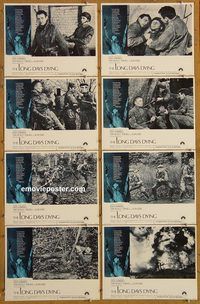 a444 LONG DAY'S DYING 8 movie lobby cards '68 David Hemmings, English