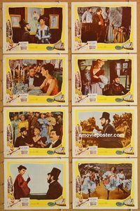 a487 MOULIN ROUGE 8 movie lobby cards '53 Jose Ferrer, Gabor
