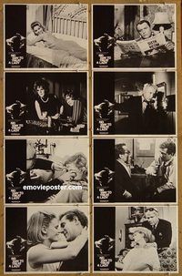 a509 NO WAY TO TREAT A LADY 8 movie lobby cards '68 Rod Steiger