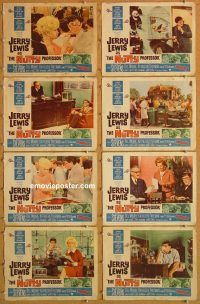 a512 NUTTY PROFESSOR 8 movie lobby cards '63 Jerry Lewis