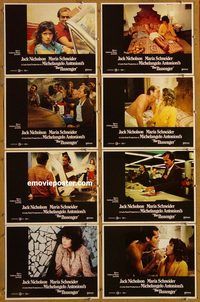 a533 PASSENGER 8 movie lobby cards '75 Jack Nicholson, Antonioni