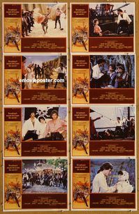 a548 PIRATES OF PENZANCE 8 movie lobby cards '83 Kevin Kline, Lansbury