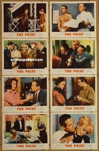 a562 PRIZE 8 movie lobby cards '63 Paul Newman, Elke Sommer