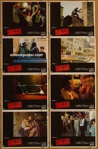 a584 REPORT TO THE COMMISSIONER 8 movie lobby cards '75 Moriarty