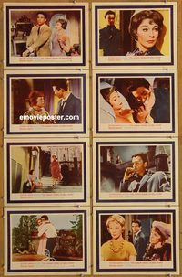 a594 ROMAN SPRING OF MRS STONE 8 movie lobby cards '62 Beatty, Leigh