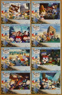 a599 RUGRATS IN PARIS 8 movie lobby cards '00 Nickelodeon, Tommy!