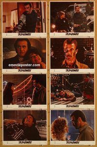 a600 RUNAWAY 8 movie lobby cards '84 Tom Selleck, Gene Simmons!