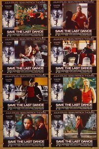 a608 SAVE THE LAST DANCE 8 movie lobby cards '01 Julia Stiles