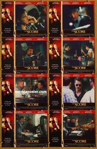 a609 SCORE 8 movie lobby cards '01 Robert DeNiro, Edward Norton