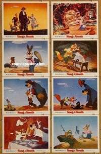 a645 SONG OF THE SOUTH 8 movie lobby cards R72 Walt Disney, Uncle Remus