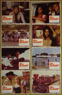 a744 UP THE MACGREGORS 8 movie lobby cards '67 spaghetti western!