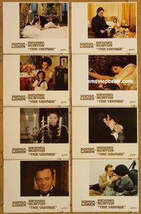 a755 VOYAGE 8 movie lobby cards '74 Sophia Loren, Richard Burton