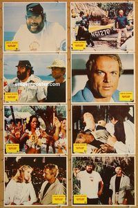 a768 WHO FINDS A FRIEND FINDS A TREASURE 8 movie lobby cards '81 Hill