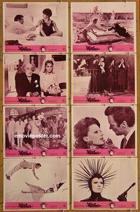 a775 WITCHES 8 movie lobby cards '67 Clint Eastwood, Mangano