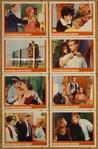 a788 YOUNGBLOOD HAWKE 8 movie lobby cards '64 James Franciscus