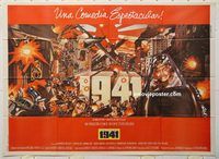 b249 1941 Argentinean two-panel movie poster '79 Spielberg, John Belushi
