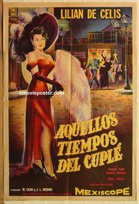 b263 AQUELLOS TIEMPOS DEL CUPLE Argentinean movie poster '58 de Celis