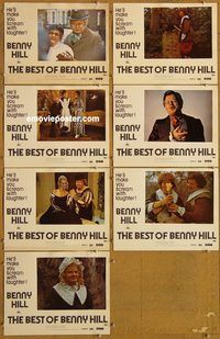 e736 BEST OF BENNY HILL 7 Aust vintage movie lobby cards '74 English comedy!