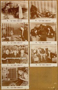 e732 AT THE CIRCUS 7 vintage movie lobby cards R75 The Marx Brothers!
