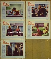 e535 BEST OF EVERYTHING 5 vintage movie lobby cards '59 Lange, Boyd
