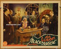 d063 BLACK DRAGONS vintage movie lobby card '42 Bela Lugosi sci-fi horror!